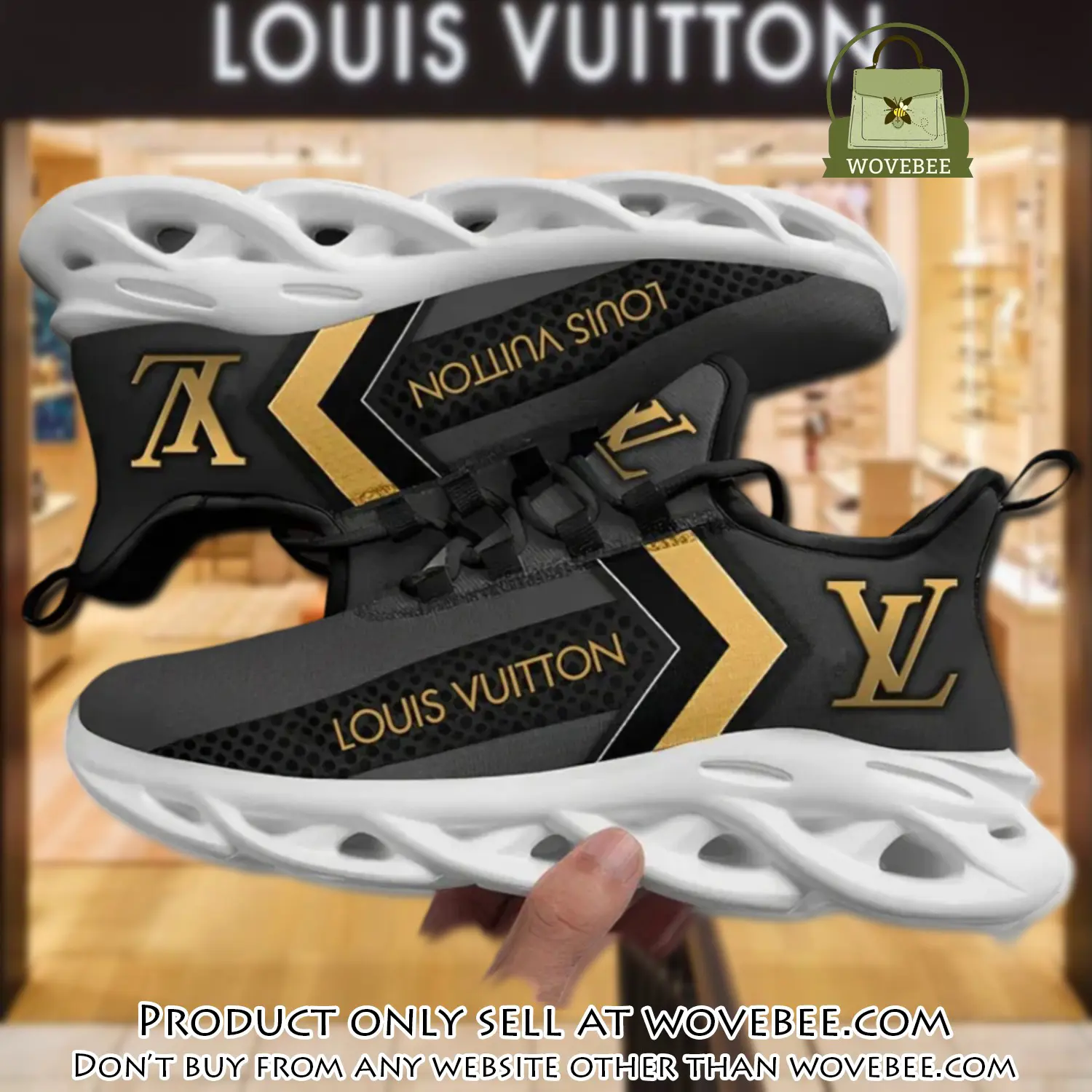 Louis vuitton yellow logo grey max soul shoes luxury brand gifts for men women wvb5914793